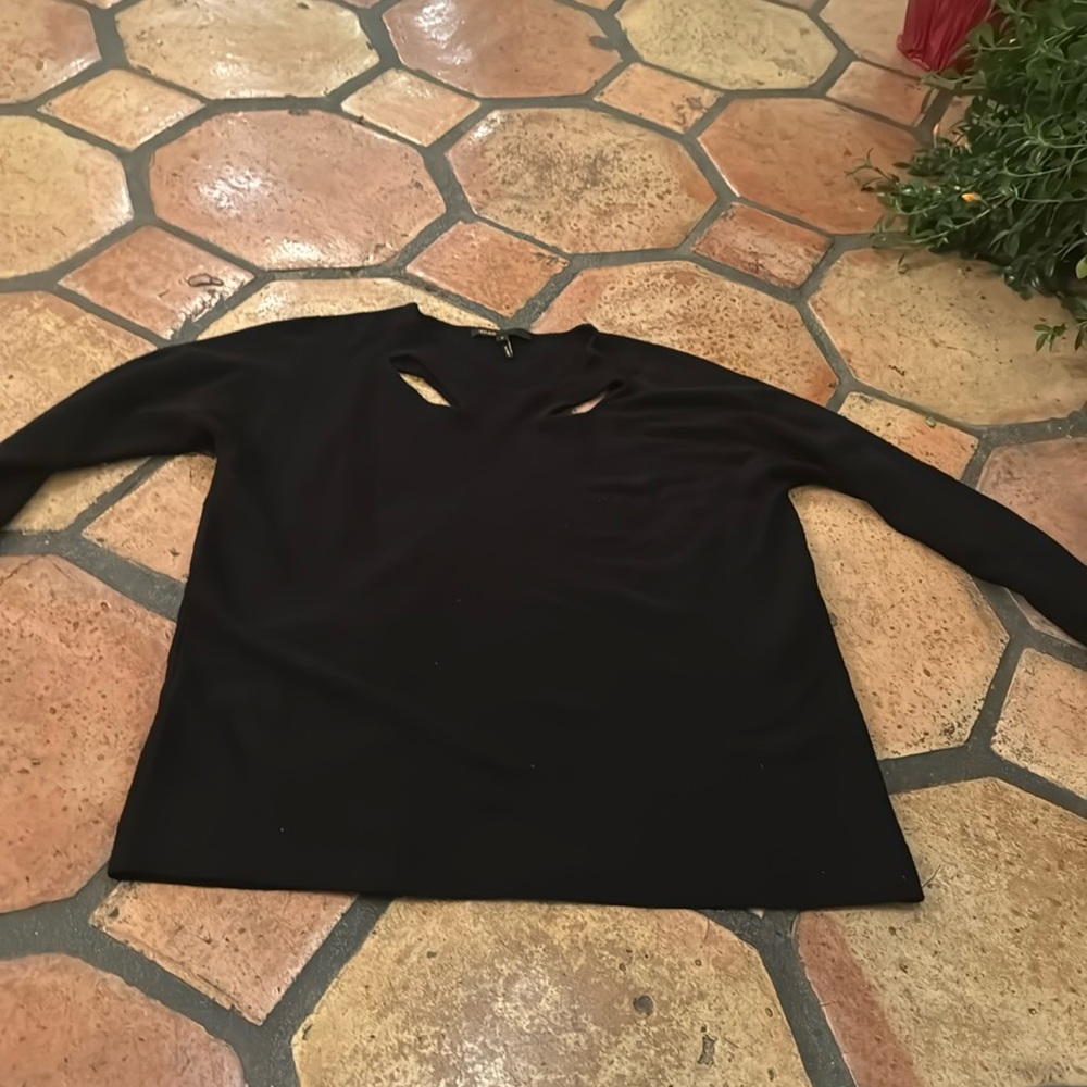 Black Long Sleeve With Cutouts